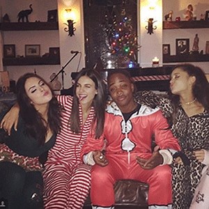 Victorious Cast Reunites! Victoria Justice, Ariana Grande and More Come Together for Christmas Onesie Party