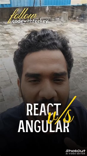 Code with teekey on Instagram: "React vs Angular Both are powerful, but they serve different purposes in frontend development. React is a JavaScript library that gives developers flexibility and control. Angular is a complete framework that provides a structured approach with many built-in features. There is no universal best choice. The right option depends on your project requirements and career goals."