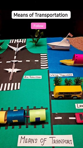 5.6K views · 18 reactions | Means of Transportation #meansofTransportation #schoolprojectforexhibition #education #schoolproject #learningisfun #videoviral #trendingvideo #facebookvideo #reelsviral | Kansal Creation | Facebook