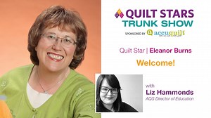 5K views · 129 reactions | It's the last Trunk Show of the year, and we have a doozy for you. Eleanor Burns, the innovator behind the "Quilt in a Day" process, author of hundreds of books, and host of six seasons of her PBS quilting show, presents 50 quilts from her "trunk" and even demonstrates how to use AccuQuilt dies. Watch now > This episode is brought to you by AccuQuilt. #QuiltingOnTogether #TrunkShow Quilt in a Day and Eleanor Burns | American Quilter's Society | Facebook