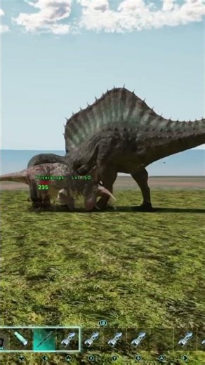 Clay Trike Vs Paddletail Spino | Ark survival ascended | Ark Mods | Gameplay | Lvl 150’s