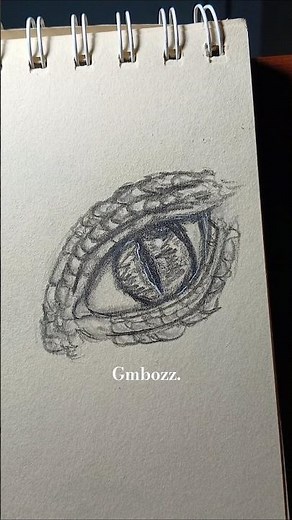 Drawing dragon eye ✨️🐲 #drawing #art #video #tutorial #eyes #dragon #shorts