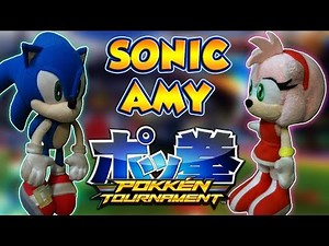 ABM: Sonic Vs Amy !! Pokken Tournament DX Match!! Team Battle!! *SONAMY* HD