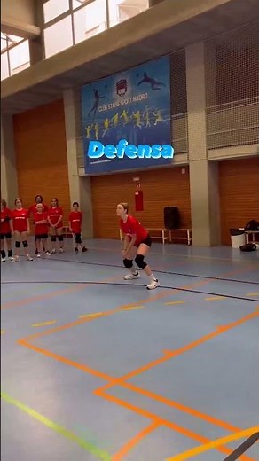 Ejercicio para mejorar tu defensa en el voleibol
