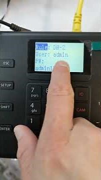 Dahua Nkb1000 network keyboard setup by Cyber Technology 2780 6836