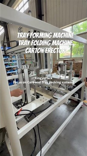 XingyePack focus on case and tray packing systems Tray forming machine installing testing debugging