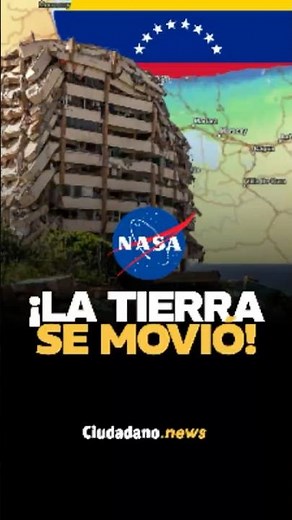 DID THE EARTHQUAKE IN VENEZUELA move the Earth? NASA's shocking map of Venezuela 🗺️