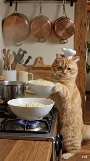 coocking with 😸 #funny #viral #comedy