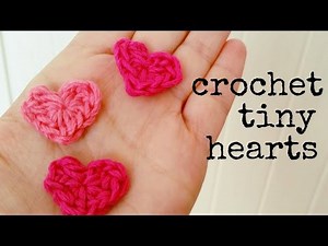 This tiny crochet heart is too cute to ignore