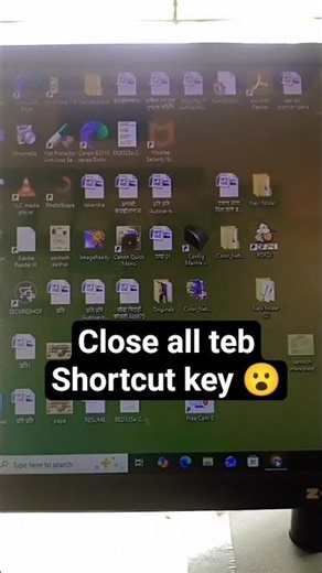 Close All Chrome Tabs Quickly | Smart Shortcut #shorts #shortsfeed #viral video #computer