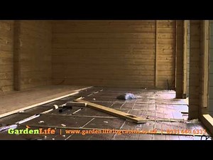 Adding insulation and floorboards to a garden summerhouse