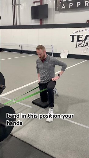 Banded Hip Mobilization: hip extension