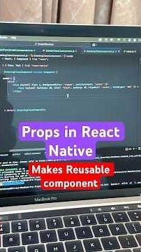 React Native - Short #1 | React Native for Beginners | Props & Their Uses Explained #reactnative