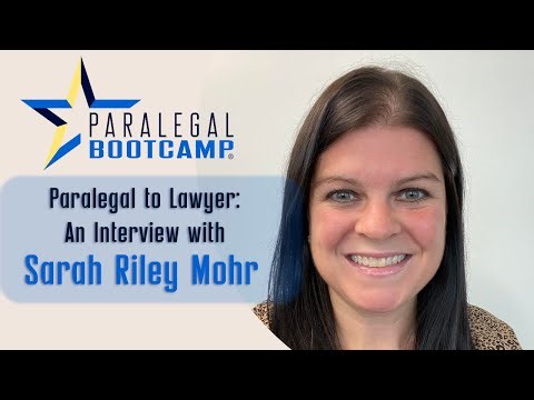 From Paralegal to Lawyer: An Interview with Sarah Riley Mohr