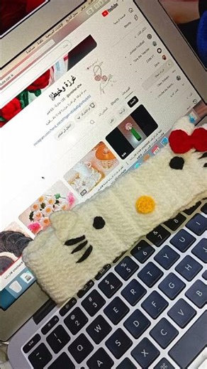 توكة بندانة هلو كيتي #كروشيه #croche #crochet #اكسبلور #flowers #رمضان #ramadan #shorts #trend #جابر