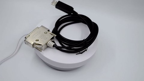 USB Male to DB25 Male 25-Pin RS232 Serial Cable 1.8 Meters for Roland Engraving Machine to PC