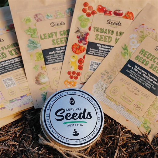 Join 15,000 Aussies growing their own food with Survival Seeds. Heirloom, non-GMO and Aussie-made for real results in your backyard. Start growing your own food today. | Survival Seeds