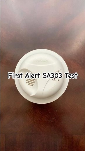 First Alert SA303 Smoke Alarm Test #smokealarm #smokealarms #firstalert #shorts