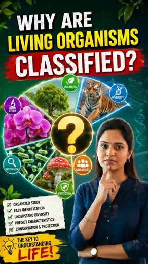 Why Are Living Organisms Classified? 🦠 | Biology Basics #neet #nta #biology #winnerspad #neetexam