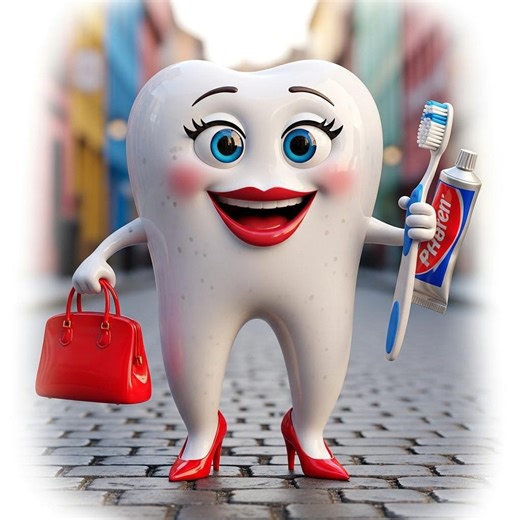 3D Printable Tooth Character STL File | Dentist Office Decor - Etsy