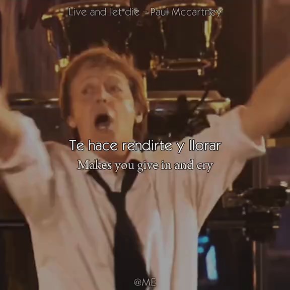 Live And Let Die by Paul McCartney with Subtitles