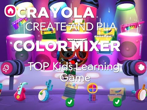 Crayola Create and Play Toddler Game: Apple Arcade Kids' Family-Friendly Creative Learning Gameplay