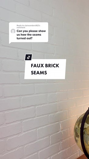 Exploring Faux Brick Paneling Seams | Up Close and Personal
