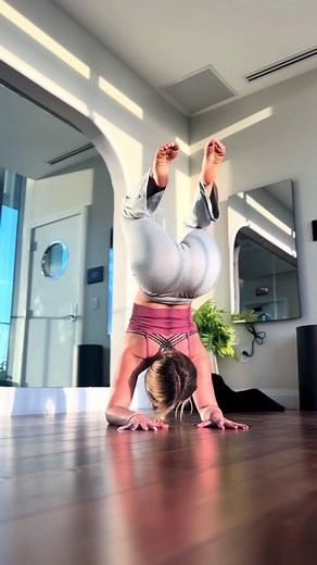 Forearm Stand Fun: Yoga Girl Stretching & Flexibility
