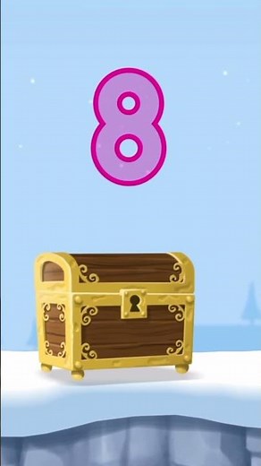 Numberblocks 8 Magic Run - Numberblocks Adventure | Number Counting snow treasure
