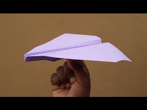 How to Make a Paper Origami Airplane that Flies Far & Straight