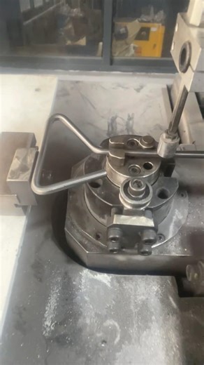 Round Steel Bar Bending Machine ⚙️ | Satisfying Metal Forming #Shorts