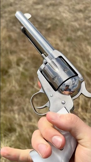 Ruger New Vaquero in 45 Colt. Single action revolver tricks