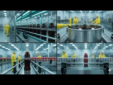 Inside the Coca-Cola Factory – Full Process: How Million-Dollar Coca-Cola Are Made