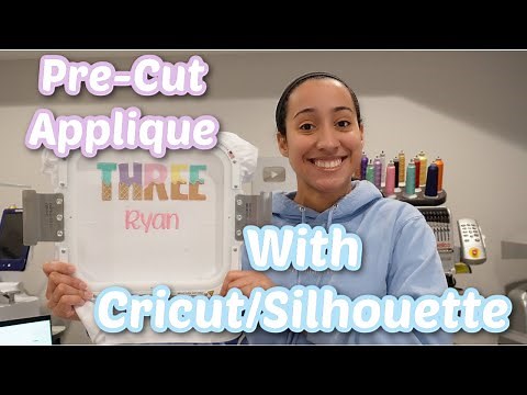 HOW TO PRE-CUT APPLIQUE FABRICS WITH CRICUT OR SILHOUETTE! Turning Embroidery File in to SVG