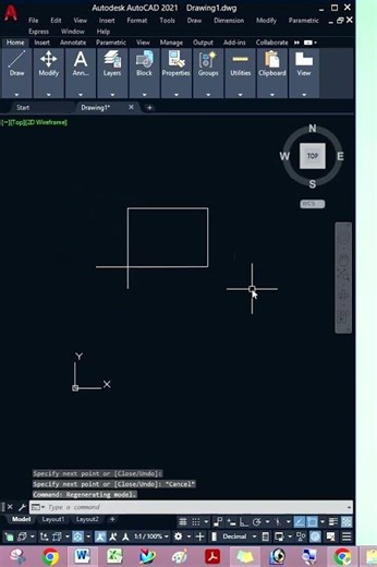 Command Not Showing on Screen in AutoCAD -11 ! #autocad #autocadtips