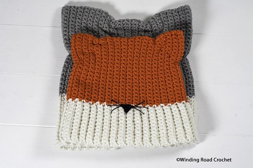 Crochet Fox Hat: Quick and Easy Free Pattern - Winding Road Crochet