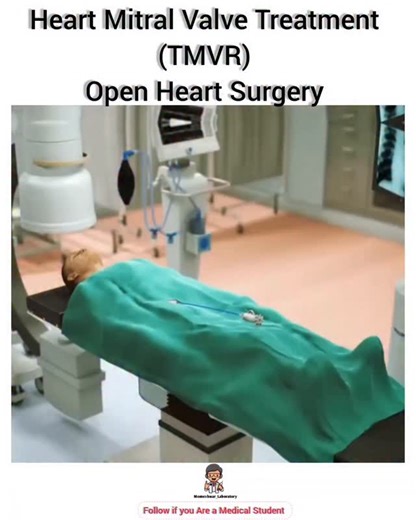 𝐌𝐨𝐦𝐞𝐬𝐡𝐰𝐚𝐫 𝐋𝐚𝐛𝐨𝐫𝐚𝐭𝐨𝐫𝐲 𝐃𝐡𝐚𝐧𝐞𝐫𝐚 on Instagram: "(TMVR) Transcatheter Mitral Valve Replacement. Open Heart Surgery Process Valve Treatment. The TMVR (Transcatheter Mitral Valve Replacement/Repair) procedure is a minimally invasive heart treatment for a leaky or diseased mitral valve, offering an alternative to open-heart surgery, especially for high-risk patients. A doctor guides a catheter through a blood vessel (usually in the groin) to the heart, delivering a new valve or