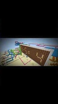 I built a 4 bit calculator inside minecraft using redstone!