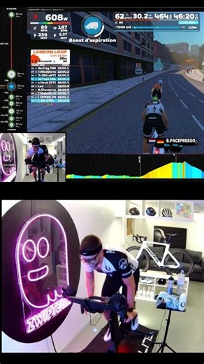 ZRL sprint plus de watts #zwiftracingleague #zwift #zracing #hometraining #zrl #cycling
