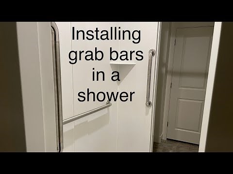 Installing Grab Bars in a Shower