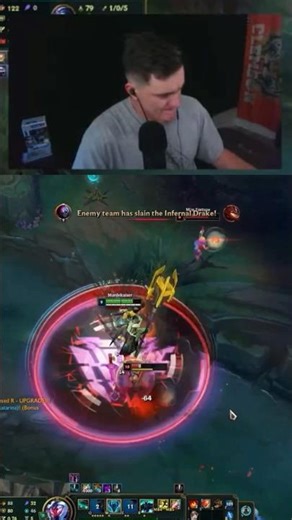 Beating up bot lane releases anger!