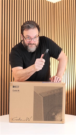 Take a look with John as he unboxes the KEF Coda W's | Peter Tyson