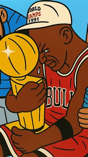 And it’s still JORDAN FOR LIFE #jordan #michaeljordan #art #hiphop #basketball