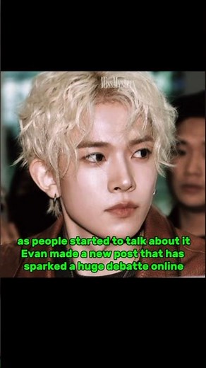 Evan‘s new appearance shocked his fans #evan #heeseung #enhypen #hybe #belift