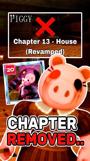 THIS ROBLOX PIGGY CHAPTER IS GETTING REMOVED.. 🐷❌ #roblox #piggy #robloxpiggy #piggyupdate #shorts