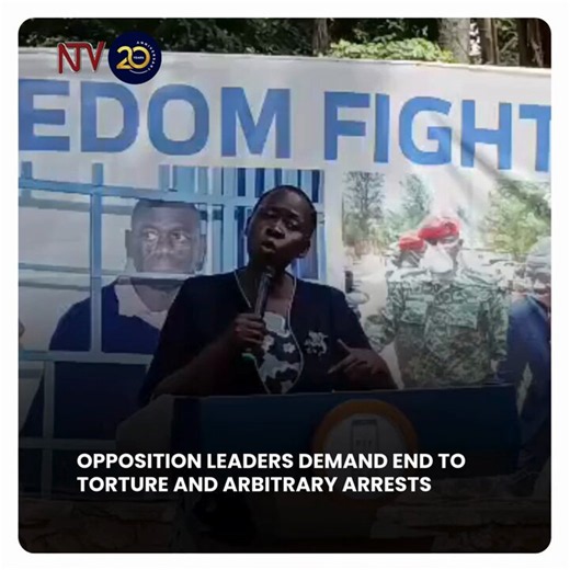 "We are not going to sit back and watch you (General Muhoozi Kainerugaba) run down this country" - ANT's Alice AlasoOpposition parties, including NUP, FDC, ANT, DP and UPC, have joined forces to condemn alleged torture and arbitrary arrests, with ANT national coordinator Alice Alaso warning CDF Muhoozi Kainerugaba that they would not "sit back and watch" the country being run down.#NTVNews