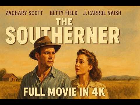 The Southerner (1945) | FULL MOVIE | 4K | Zachary Scott's Epic Battle for the American Dream