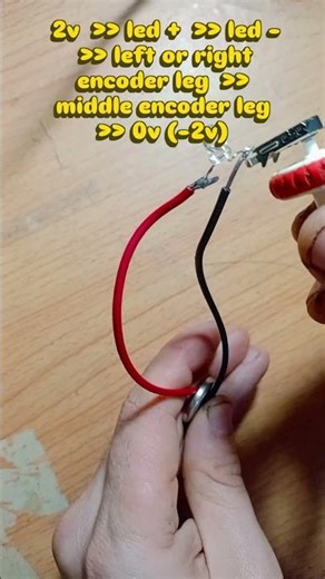Rotary Encoder Demo with LED #electronics#simpleexperiment#led#mousewheel#rotaryencoder#learning