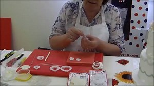 1.8K views · 42 reactions | Watch Carol show you how to make a lovely Peony flower, she really makes it looks so easy :-) | FMM Sugarcraft | Facebook