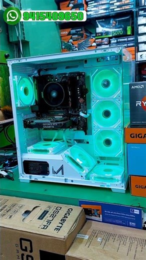 WHITE THEME PC BUILD | GAMING + EDITING PC BUILD | AMD RYZEN 5 5600 + RTX 3050 PC SETUP INDIA